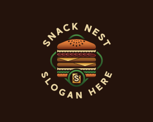 Utah Pastrami Burger logo design