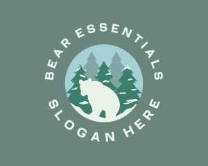 Bear Nature Park logo design