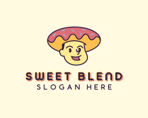 Sweet Donut Man logo design