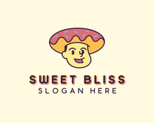 Sweet Donut Man logo design