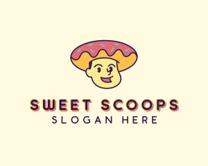 Sweet Donut Man logo design