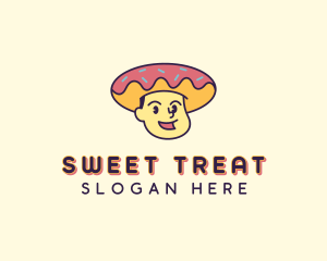 Sweet Donut Man logo design