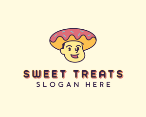 Sweet Donut Man logo design