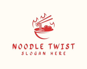 Ramen Noodles Restaurant logo design