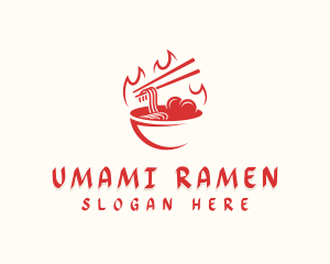 Ramen Noodles Restaurant logo design