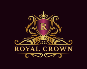 Royal Luxury Crown logo design