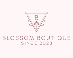 Lotus Flower Feminine Boutique logo design