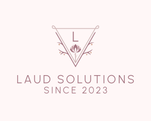 Lotus Flower Feminine Boutique logo design