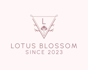 Lotus Flower Feminine Boutique logo design