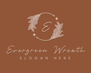 Elegant Herb Wreath logo design