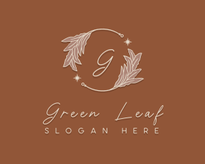 Elegant Herb Wreath logo