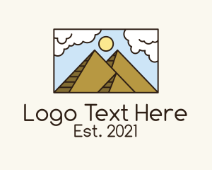 Egypt Pyramid Scenery  logo