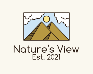 Egypt Pyramid Scenery  logo