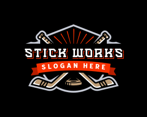 Hockey Athletic League logo design