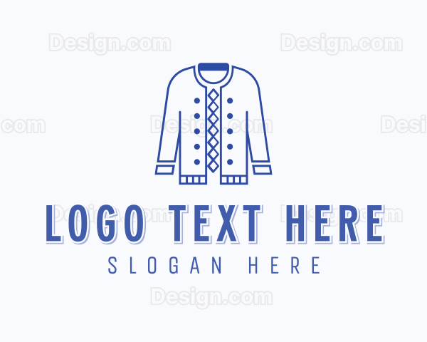 Cardigan Fashion Apparel Logo