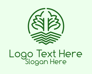 Green Plant Vegetable  Logo