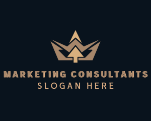 Arrow Crown Marketing logo design