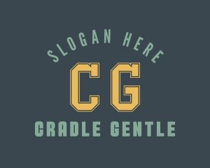 Retro Sports Varsity logo design