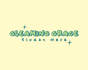 Cute Quirky Sparkle  logo design