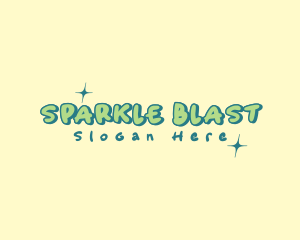 Cute Quirky Sparkle  logo design