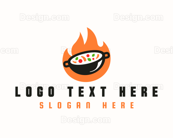 Wok Asian Food Logo