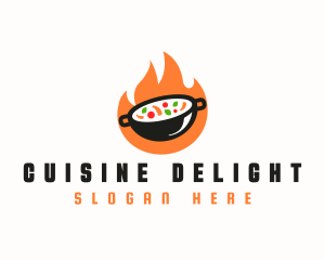 Wok Asian Food logo design