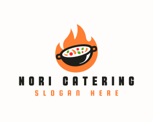 Wok Asian Food logo design