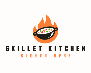 Wok Asian Food logo design