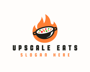 Wok Asian Food logo design