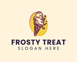 Ice Cream Glitch logo