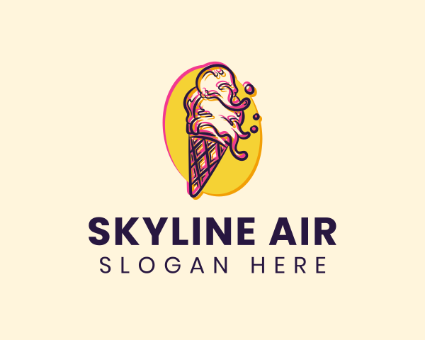 Ice Cream logo example 4