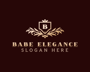 Elegant Floral Boutique logo design