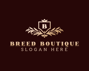 Elegant Floral Boutique logo design