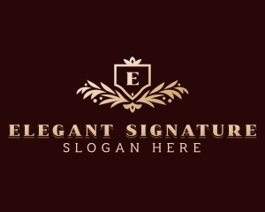 Elegant Floral Boutique logo design