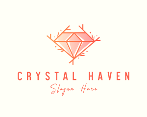 Diamond Crystal Jewelry logo design
