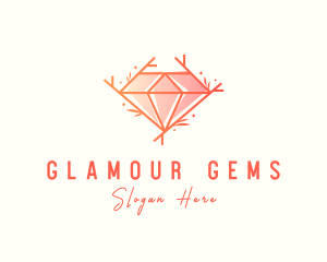 Diamond Crystal Jewelry logo design