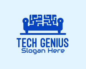 Blue Tech Couch logo