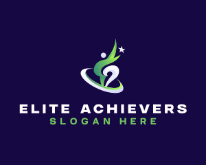 Leader Success Achievement logo design