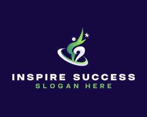 Leader Success Achievement logo design