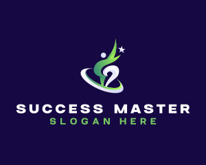 Leader Success Achievement logo design