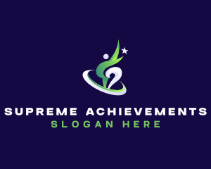 Leader Success Achievement logo design