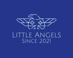 Minimalist Eagle Gamer logo