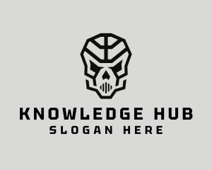Skeleton Skull Mask  Logo
