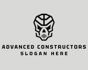 Skeleton Skull Mask  logo design