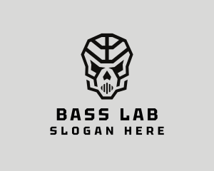 Skeleton Skull Mask  logo design