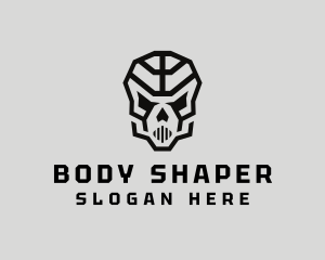 Skeleton Skull Mask  logo design