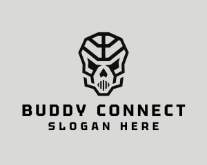 Skeleton Skull Mask  logo design