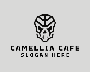 Skeleton Skull Mask  logo design