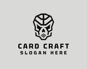 Skeleton Skull Mask  logo design