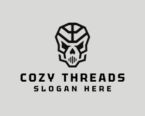 Skeleton Skull Mask  logo design